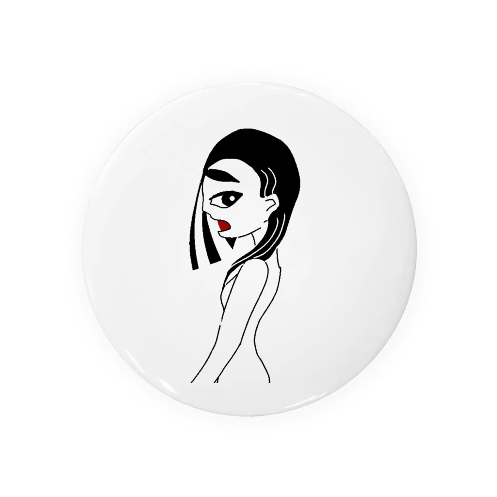 砂場 太陽の女性的デザイン Tin Badge