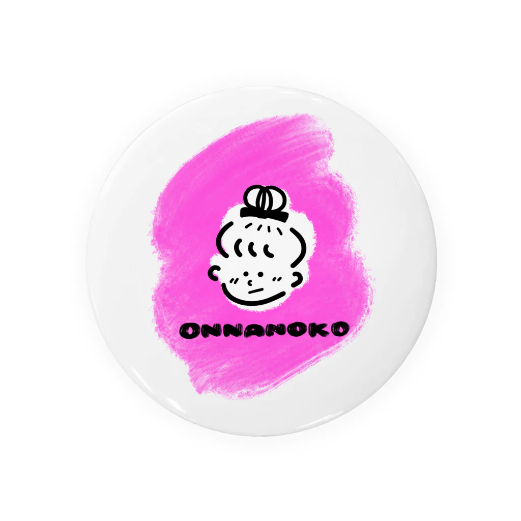 xiangのONNANOKO PINK 缶バッジ