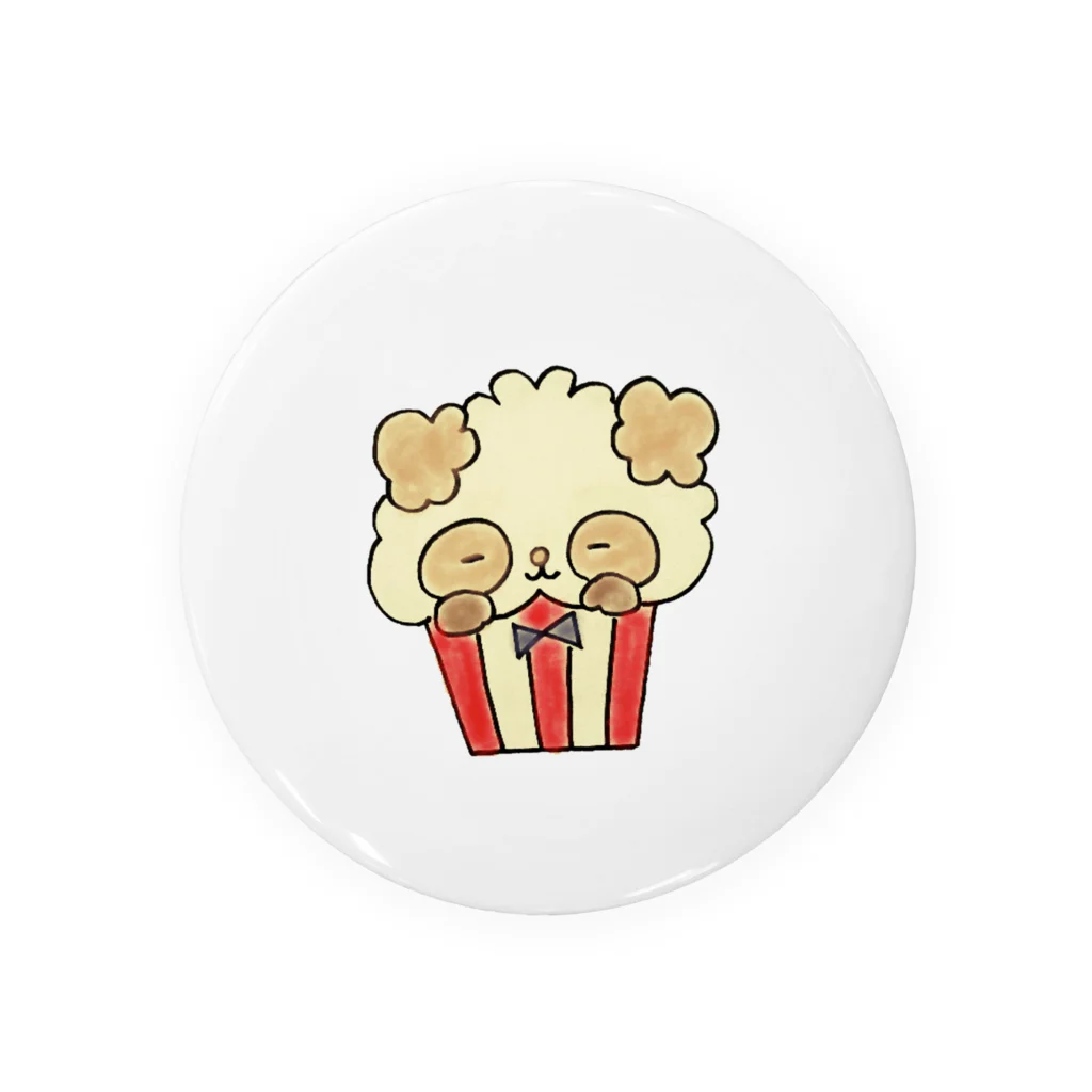 popcornLABOのポップぱんだ キャラメル 缶バッジ