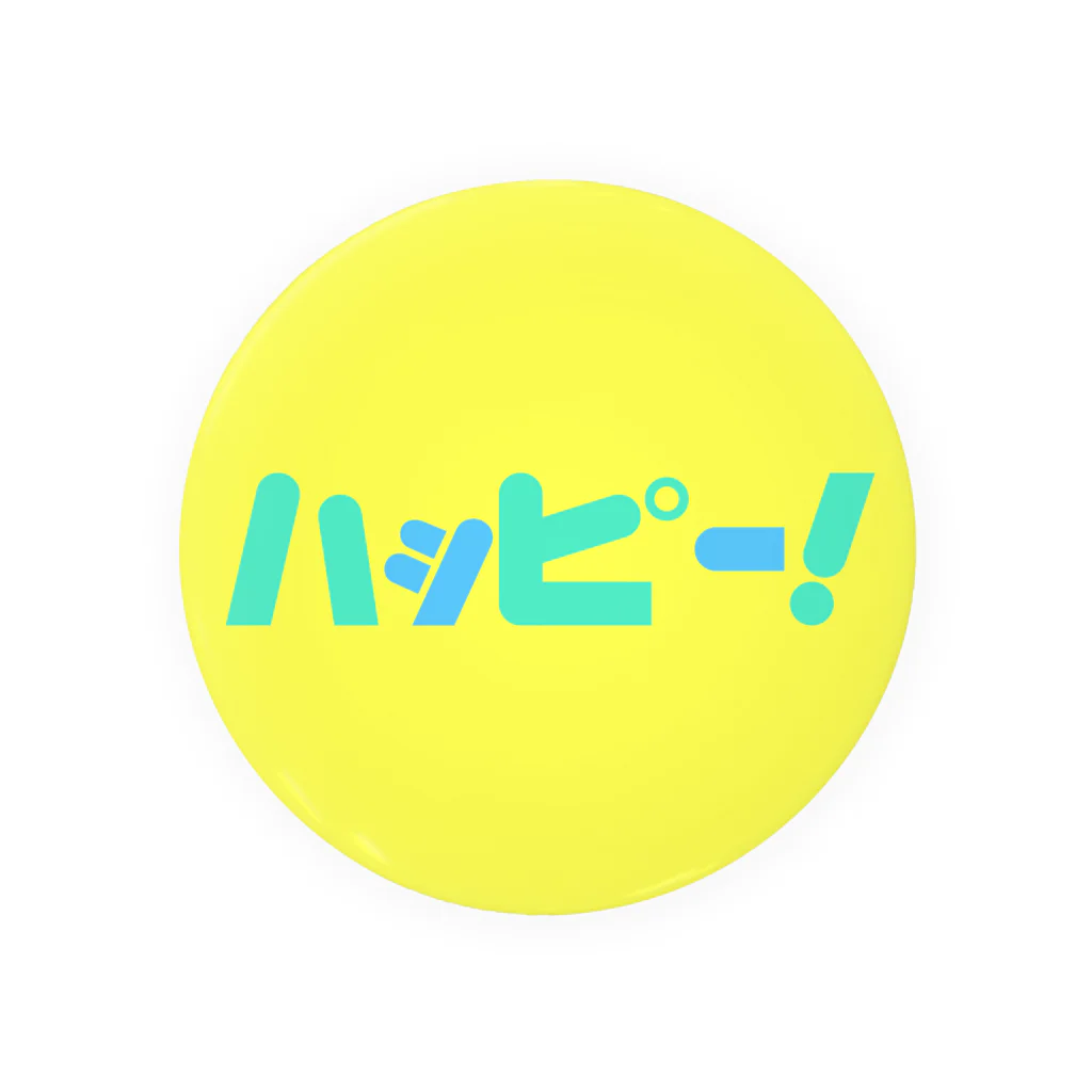 sacchestのハッピー！イエロー Tin Badge