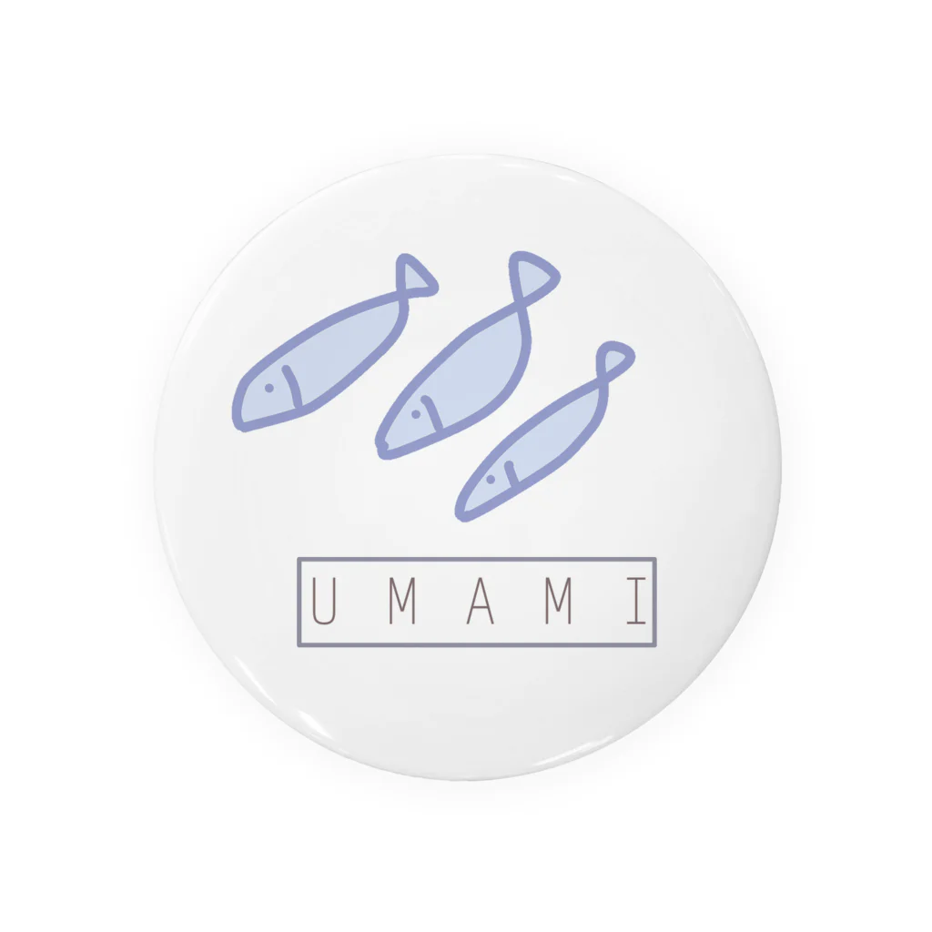 charu117のUMAMI 良いお出汁でてます Tin Badge