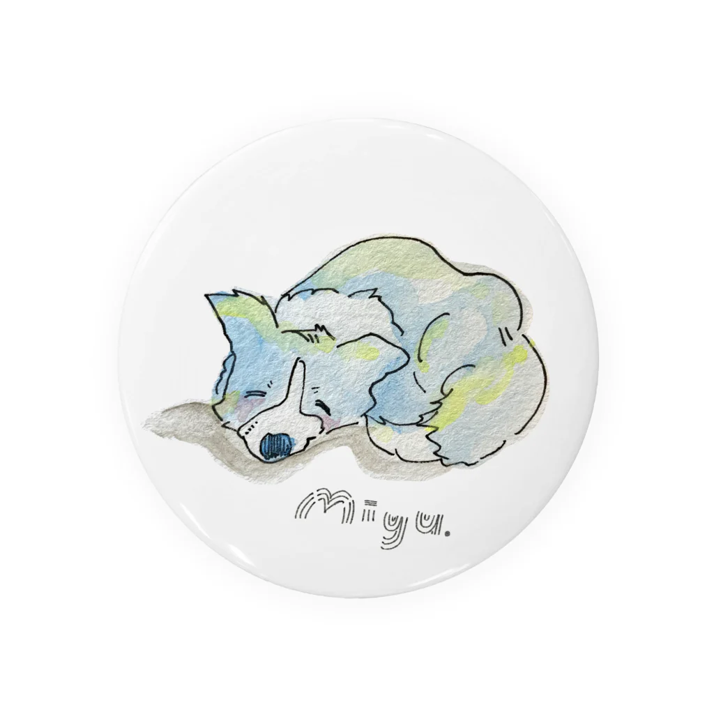 Miyu_theBcollieのボーダーコリーのMiyu・のほほん Tin Badge