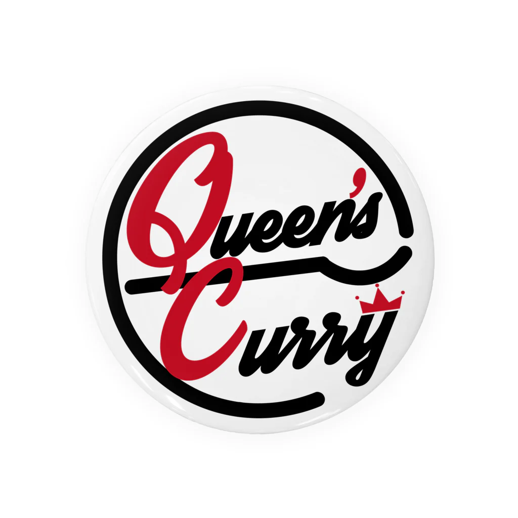 Queen'sCurry　クイーンズカレ－のQueensCurry 缶バッジ