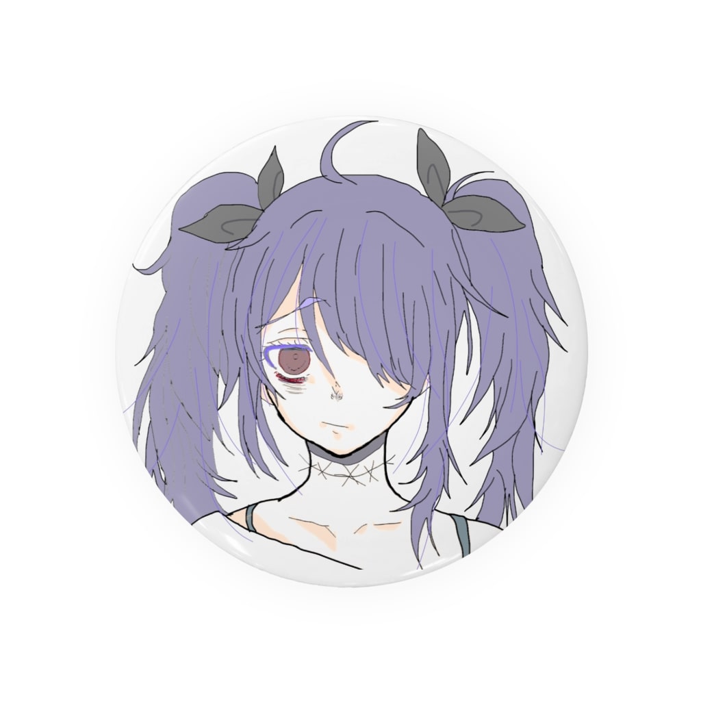 ゆめかわいい女の子 Tin Badge By 青リンゴ Blue Apple Suzuri