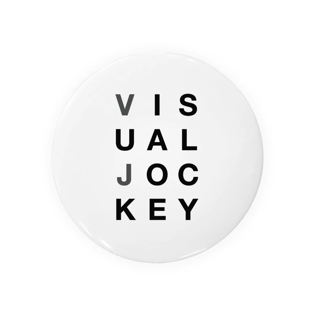 ◉ KujunのVisual Jockey Tin Badge