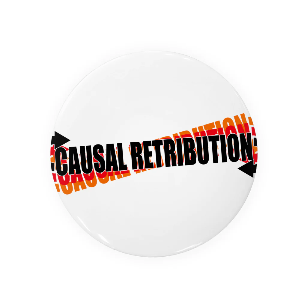 PFC STOREのCAUSAL RETRIBUTION Tin Badge