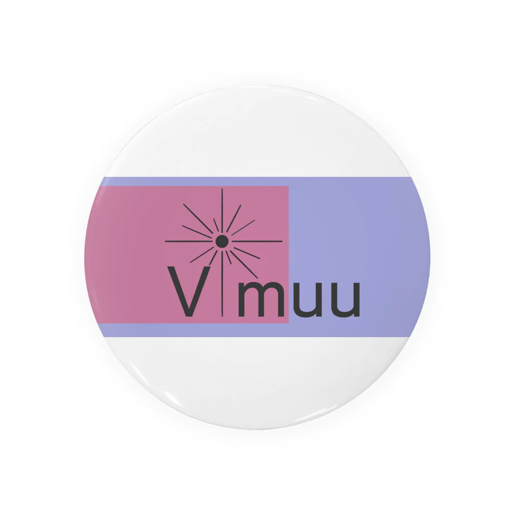 糖分ムウのVimuu ロゴ 缶バッジ