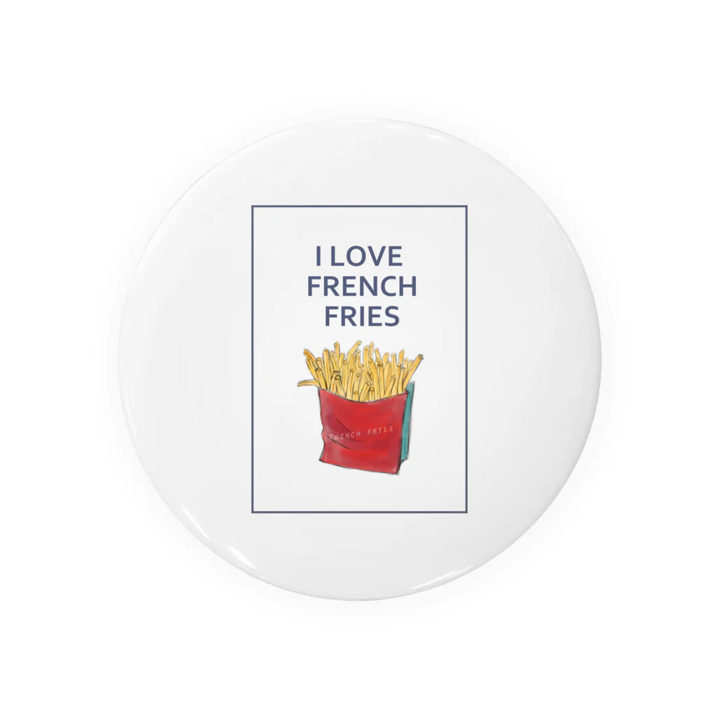 NATSUYA TAKASAKIのI LOVE FRENCH FRIES Tin Badge