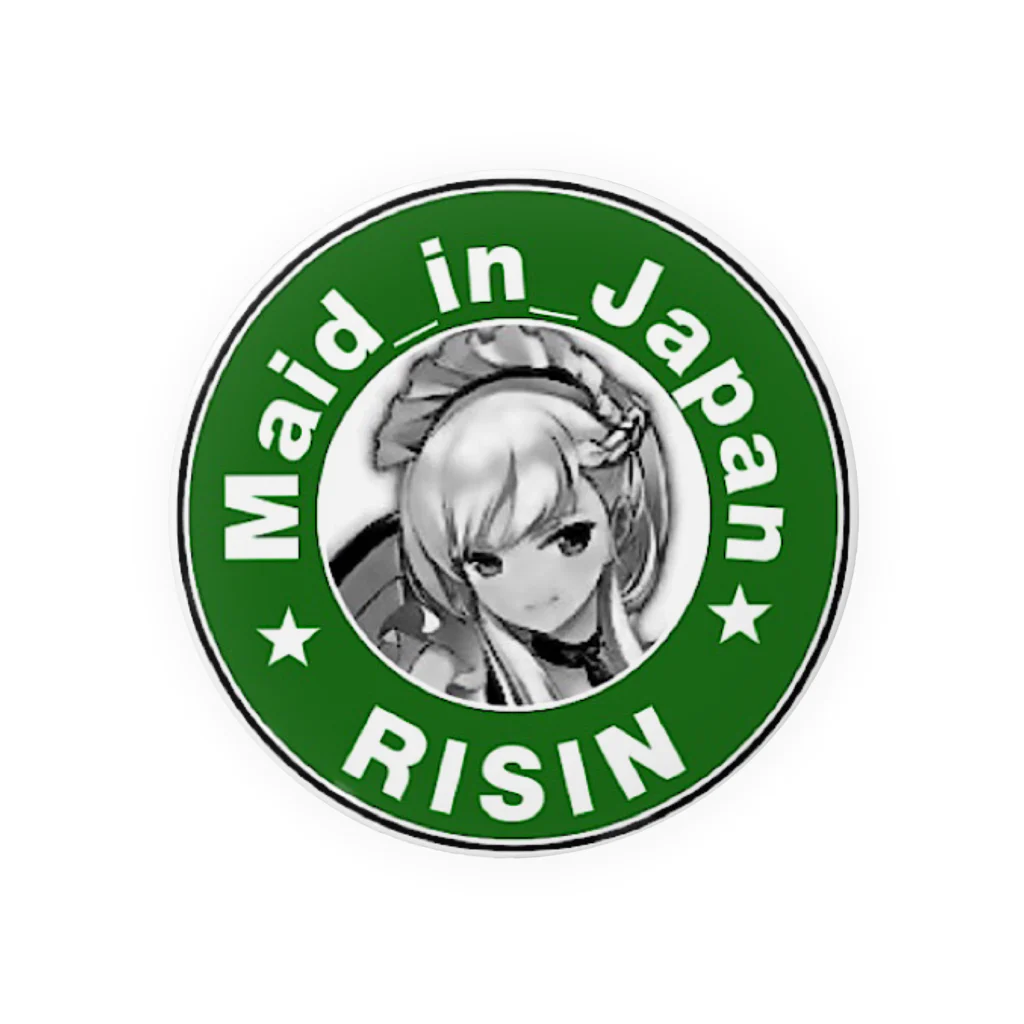 RISIN艦隊オフィシャルショップのMaid_in_Japan Tin Badge