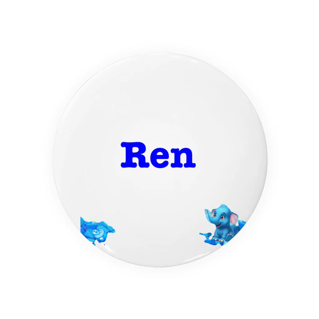 猫族＊犬族の部屋の猫族＊犬族の部屋『Ren』3 Tin Badge