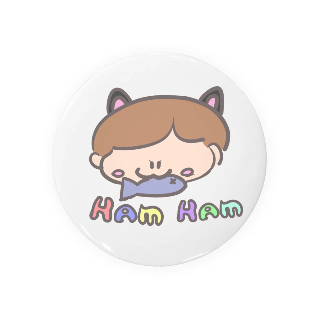 Ensankikenchanのねこみみちゃん Tin Badge