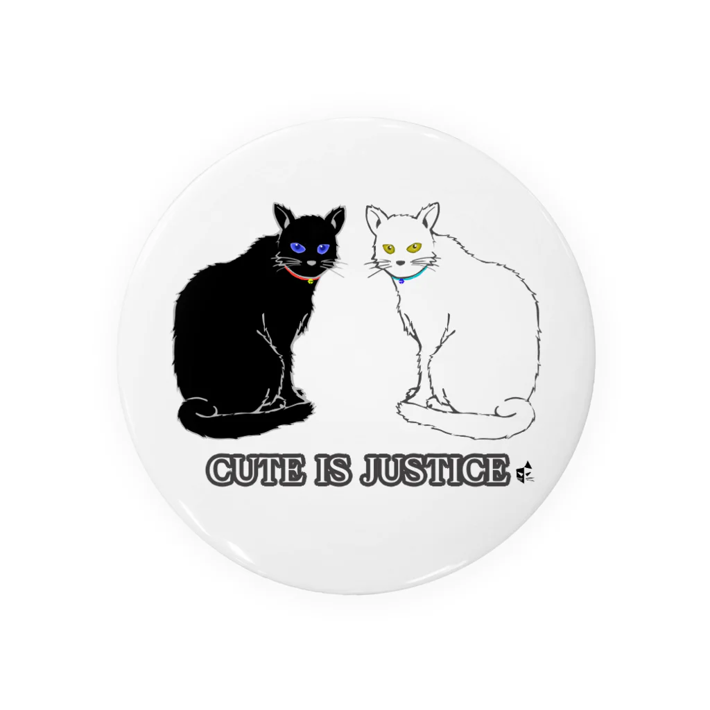 つくも's SHOPの可愛いは正義な猫たち Tin Badge