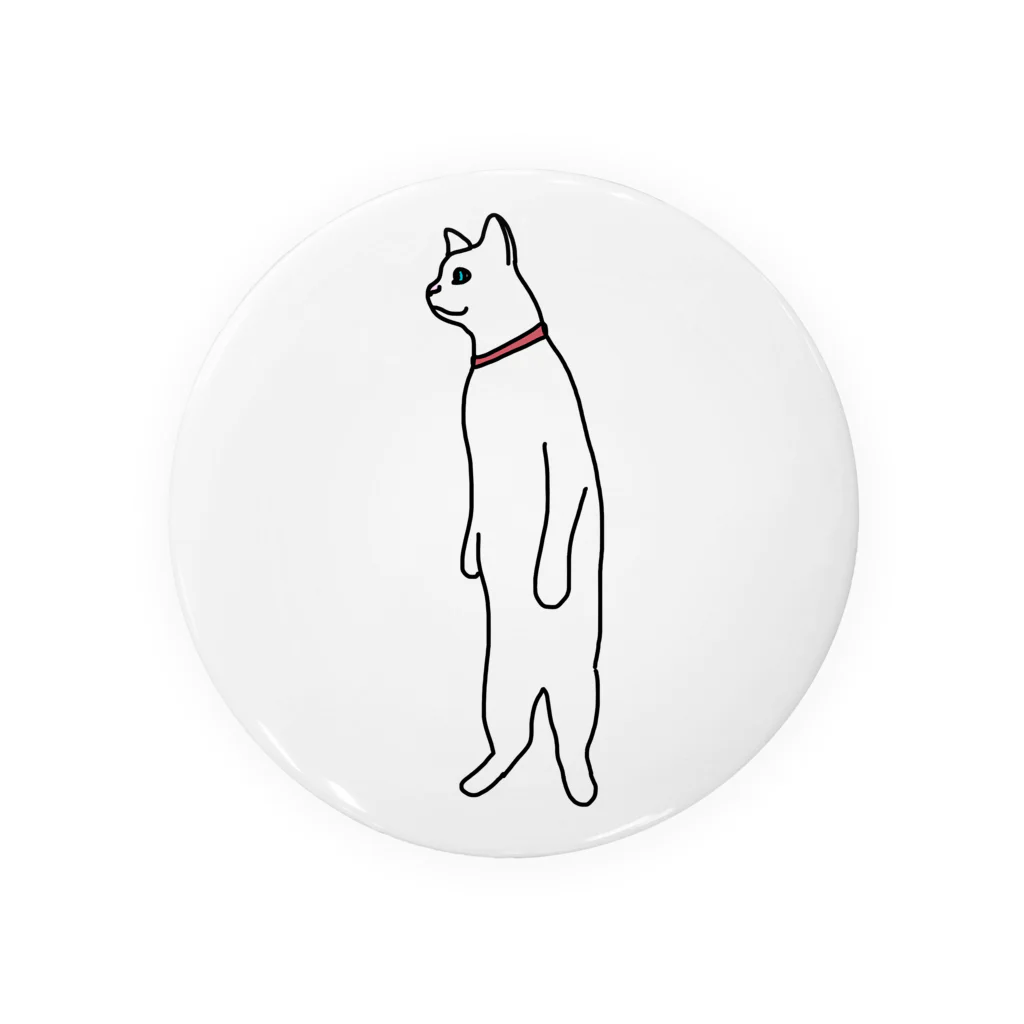 Soragasukiの立ち上がった猫 Tin Badge