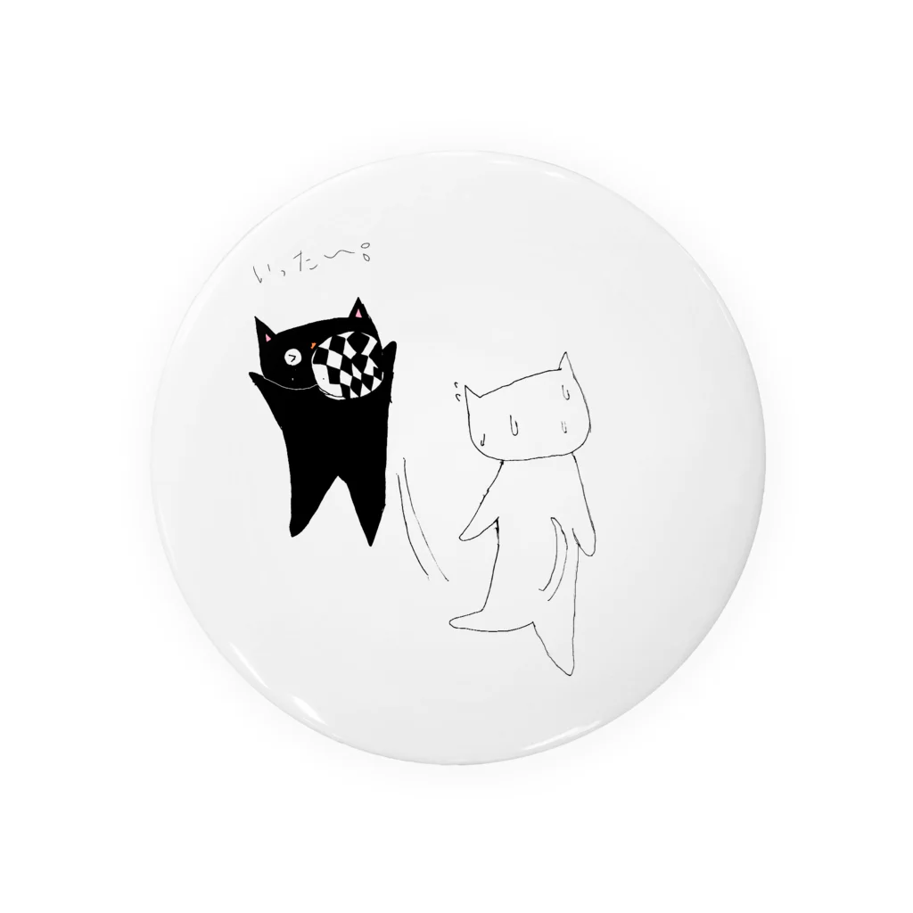 ねこまちランドの僕だけにあてるねこ Tin Badge