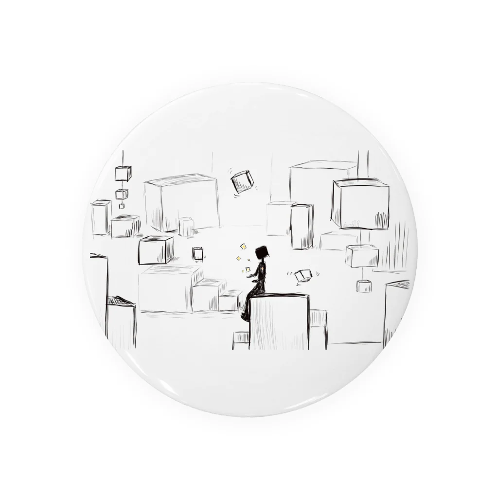 鳩の巣の自分のじかん Tin Badge