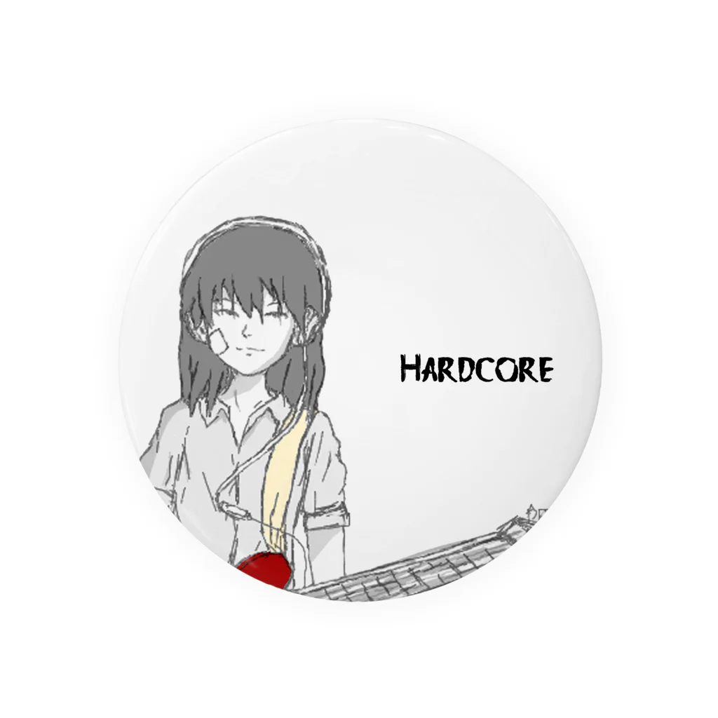 Aloneのハードコア Tin Badge