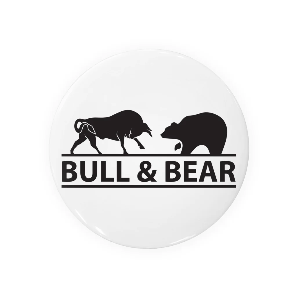 TRADERSのBULL&BEAR 缶バッジ