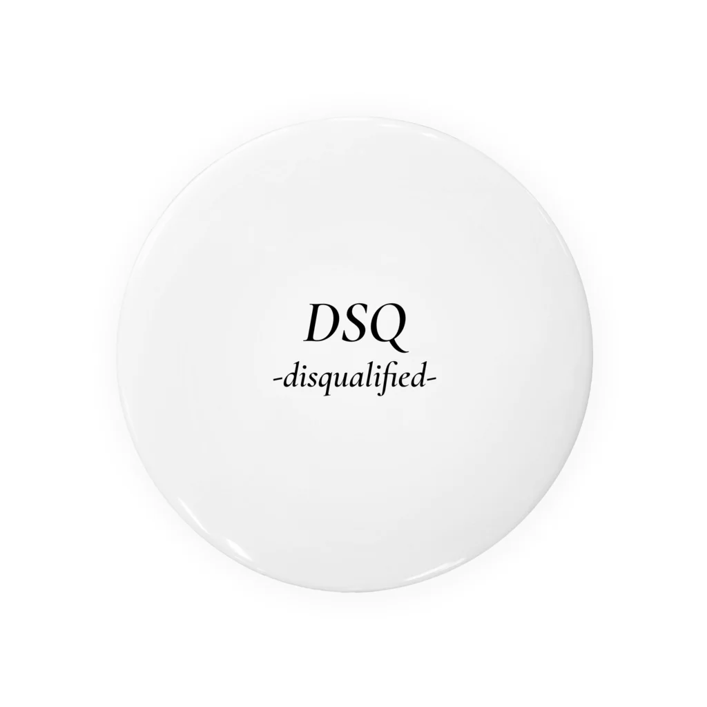 ランニング好きのお店　ランニング、マラソン向けのTシャツ、グッズのDSQ 失格 Tin Badge