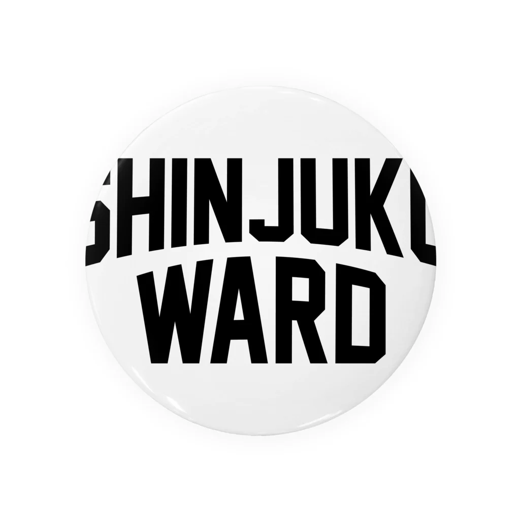 JIMOTOE Wear Local Japanのshinjuku ward　新宿 Tin Badge