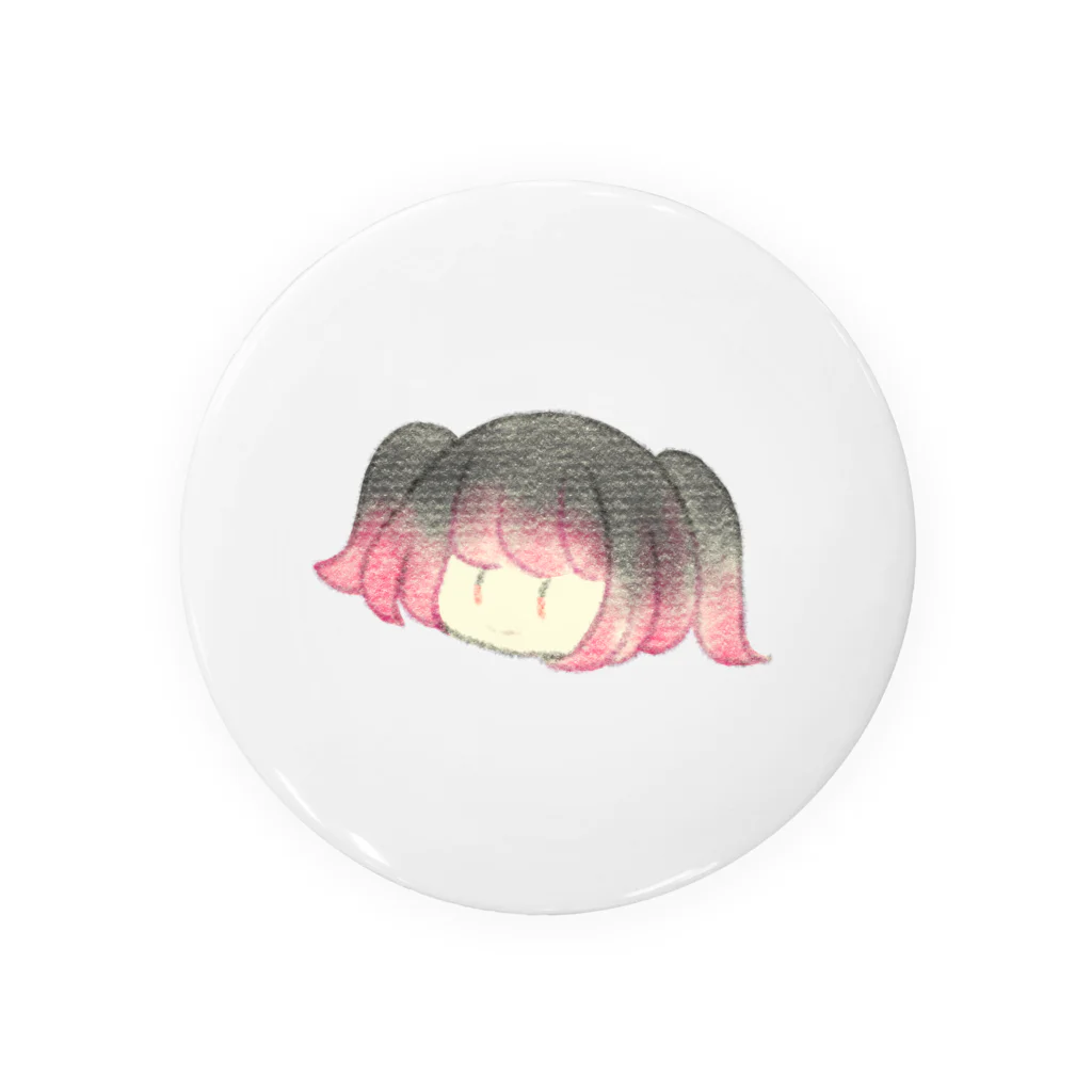 こはな໒꒱のゆるふわ赤 Tin Badge