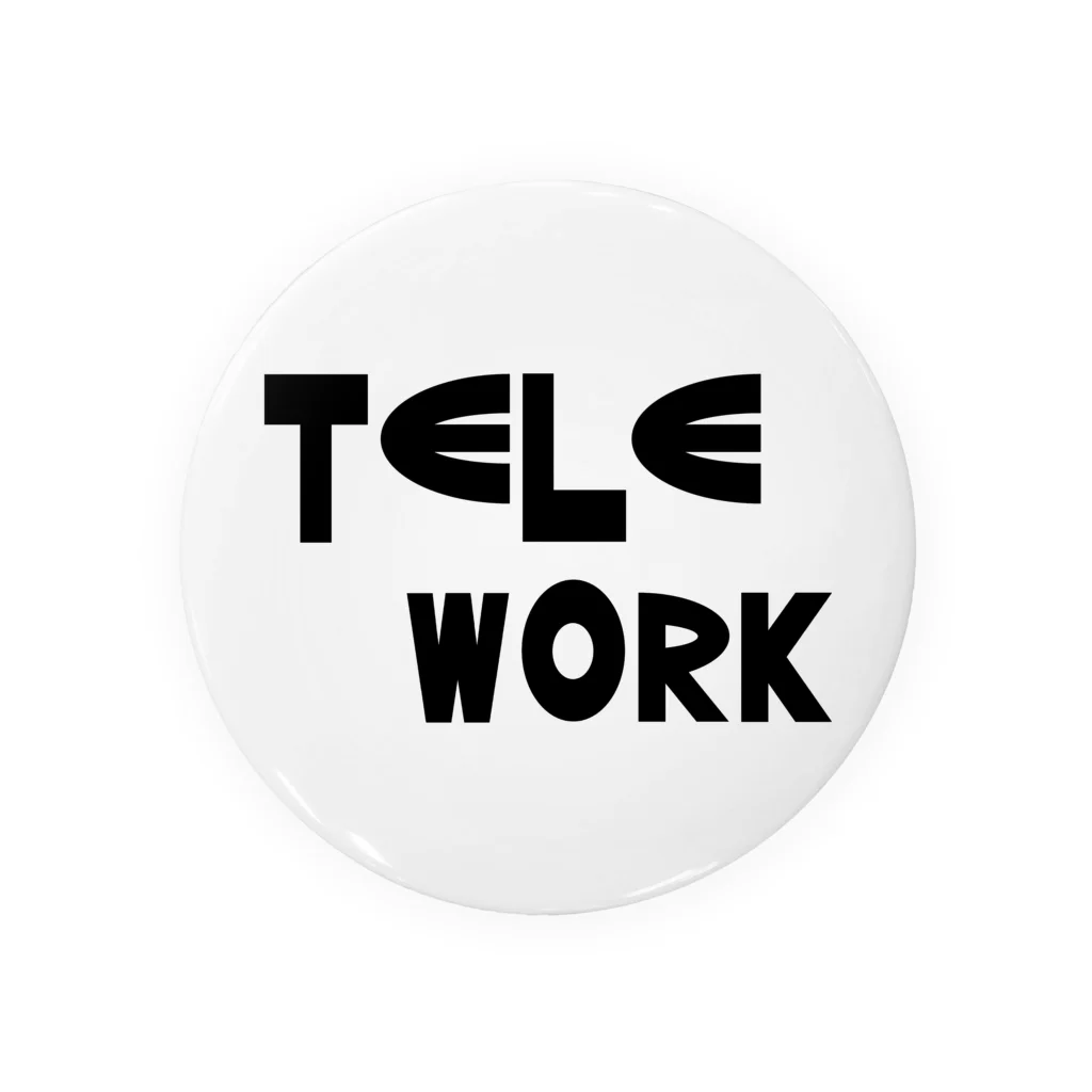 airabuwoのTELEWORK 缶バッジ