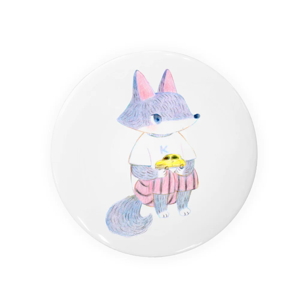 もりした あいのおおかみくん Tin Badge