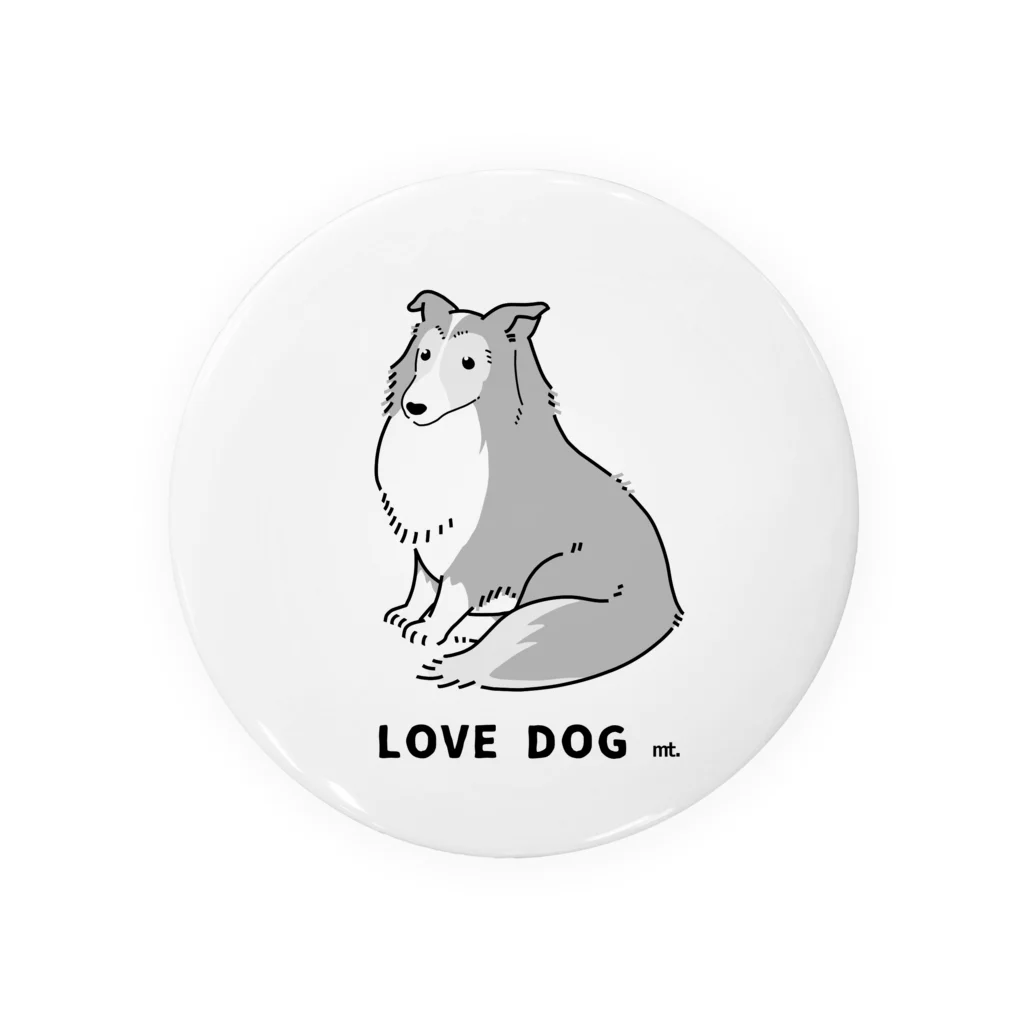 怪物タンクのLOVE DOG:シェルティ Tin Badge