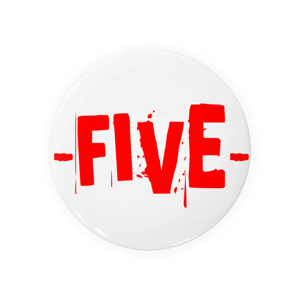 シューティングバーFIVEのFIVE Tin Badge