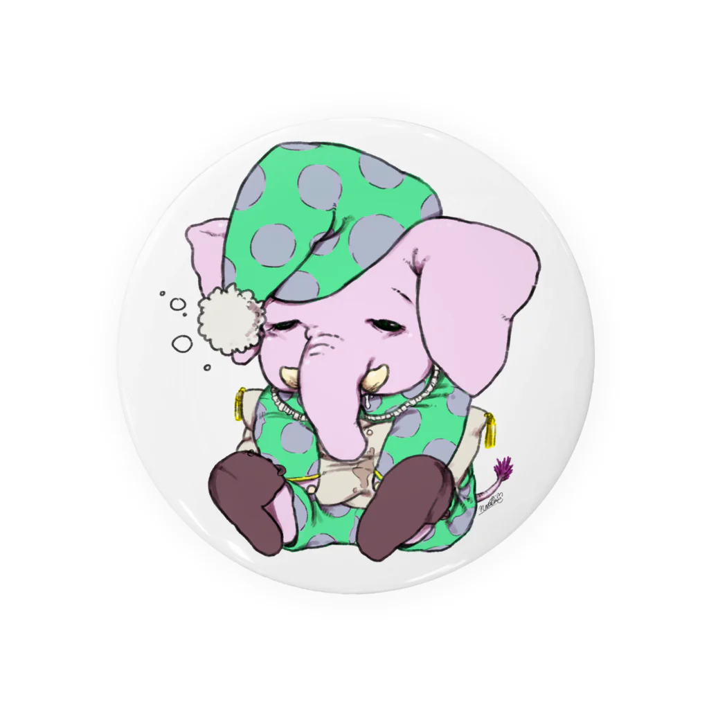 蜜野なつ/蜜野三郎のPINK ELEPHANT(SLEEP) Tin Badge