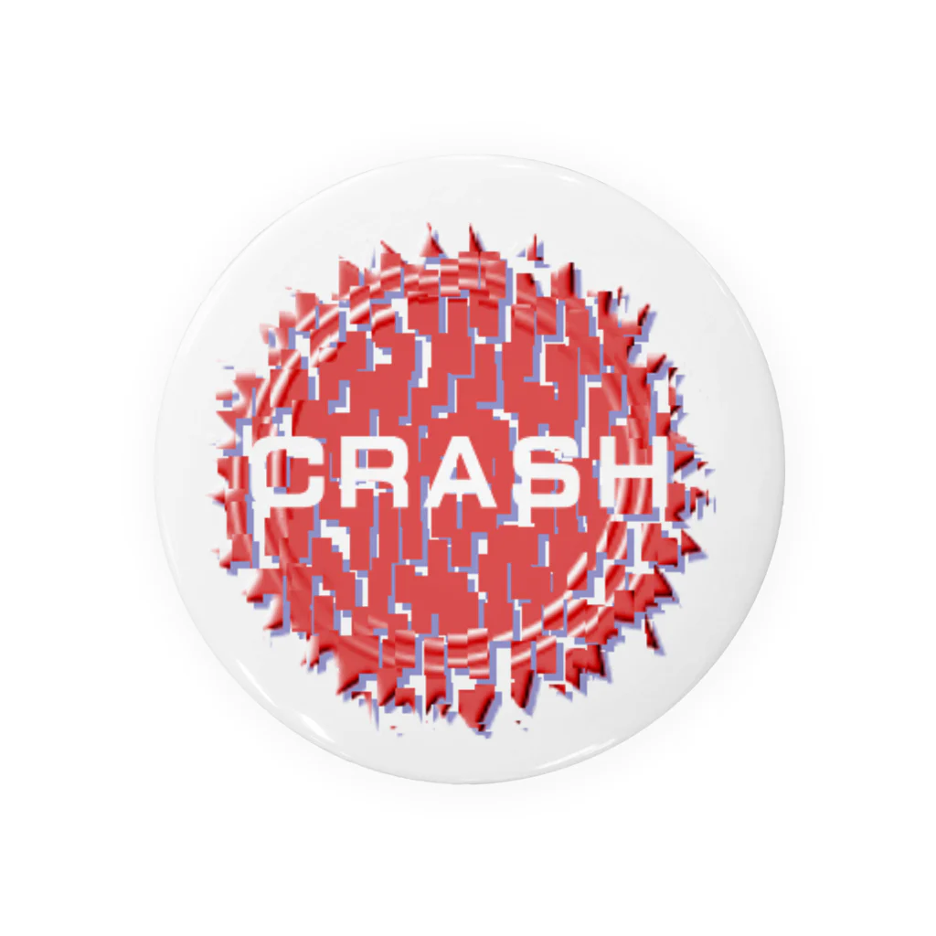 🏠やしおこうの秘密基地のCRASH！ Tin Badge