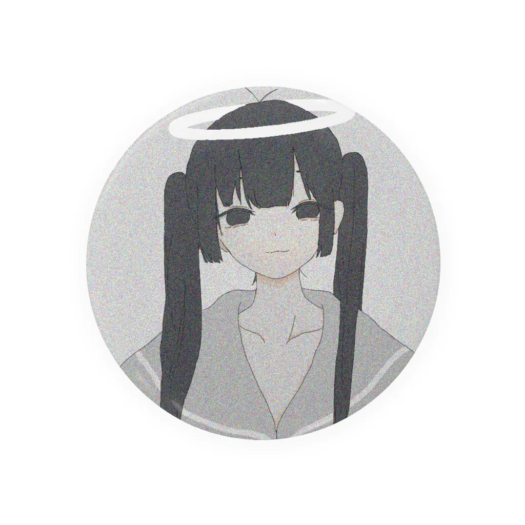 ⌁の曇り Tin Badge