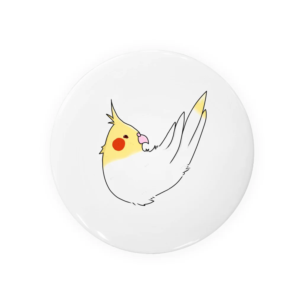 いおりのオカメインコのりんごちゃん Tin Badge