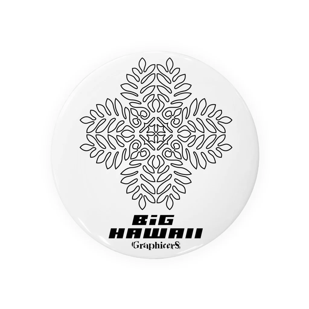 GraphicersのHawaiian Quilt 缶バッジ