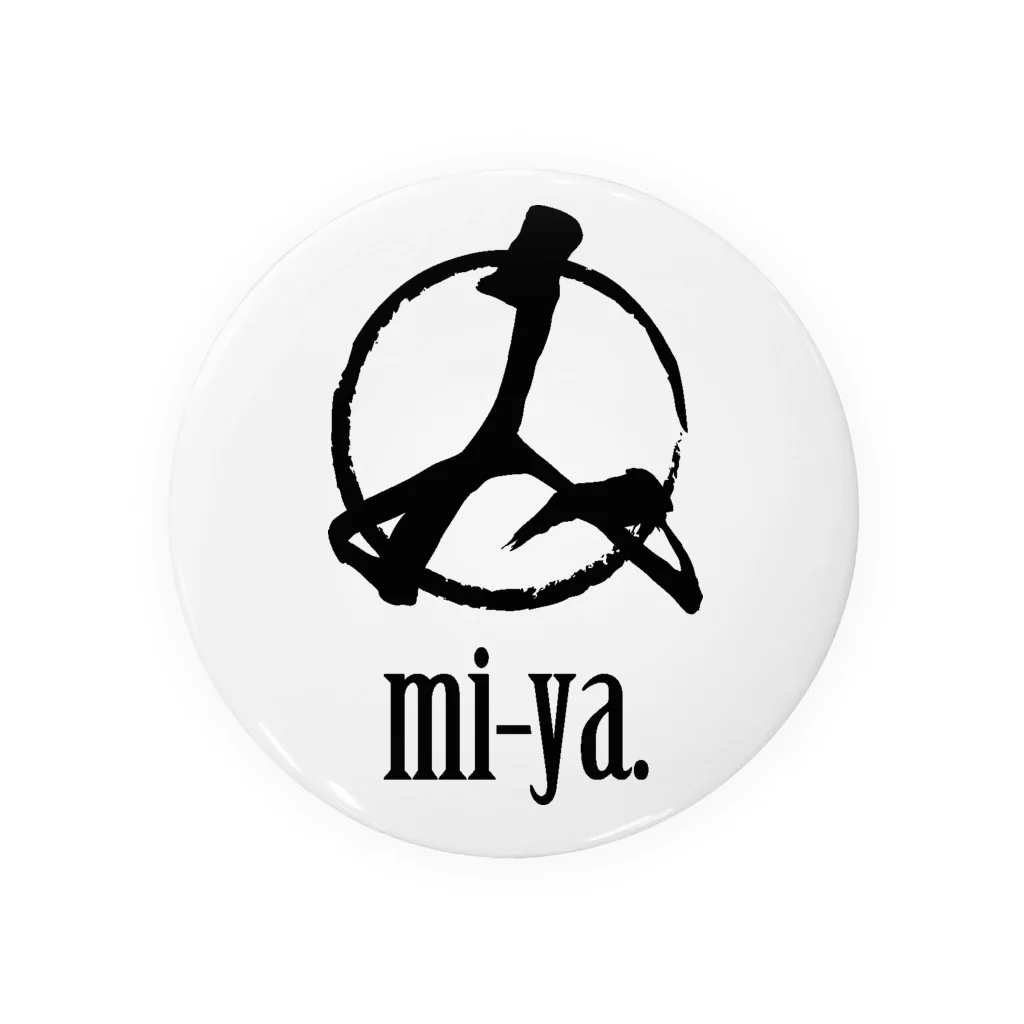 mi-ya.＠完全体ﾆｬｰｽの[NEW]mi-ya.Logo 缶バッジ