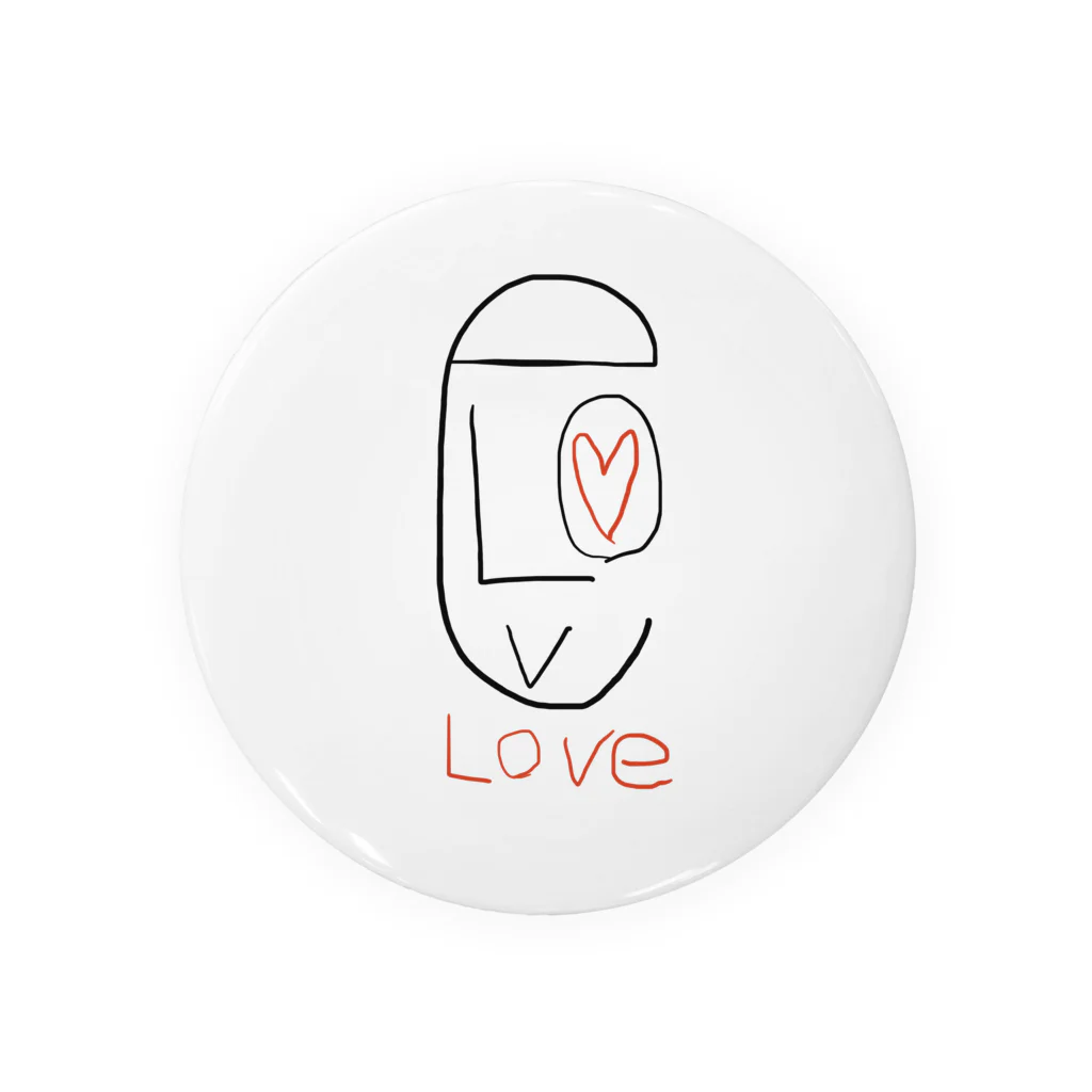 シロちゃんのグッズで小銭稼ぎの巻のLOVE坊 Tin Badge