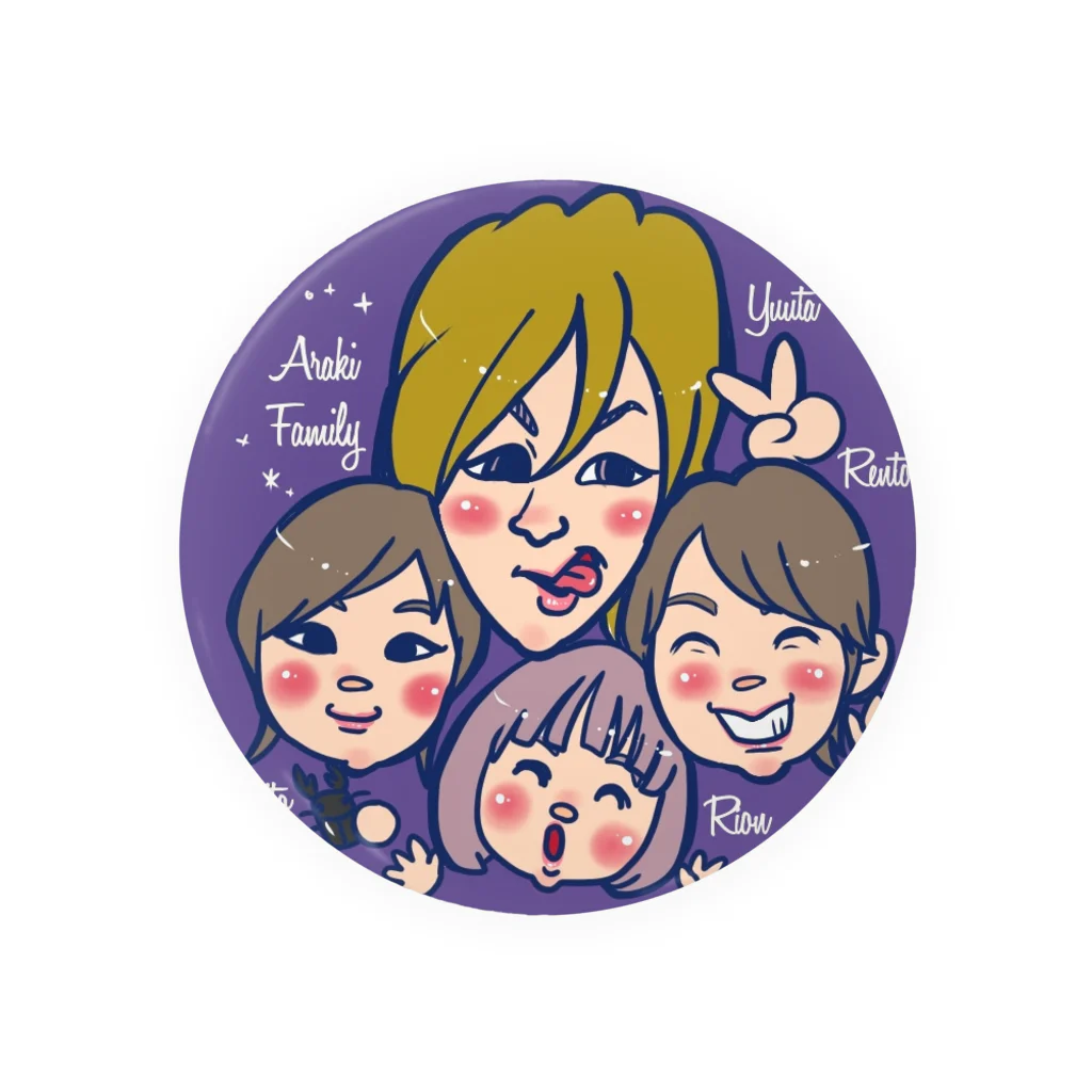 paintshop BELINDA(ベリンダ)　ayumiのａｒａｋｉｆａｍ Tin Badge