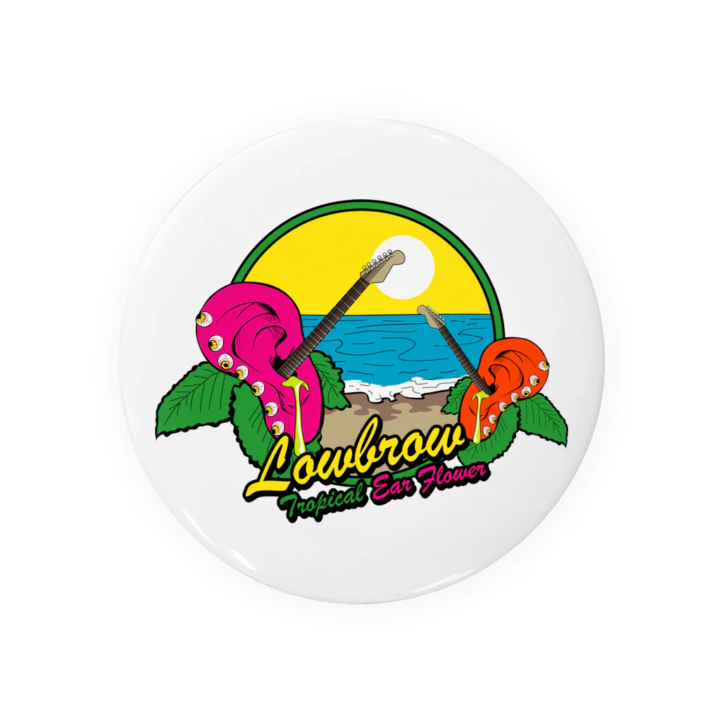 提供 tshopのLowbrow Tropical Ear Flower Tin Badge