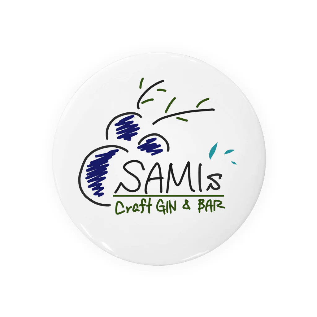 SAMIs craftGIN&BAR(サミズ クラフトジンアンドバー)のSAMIsロゴ Tin Badge