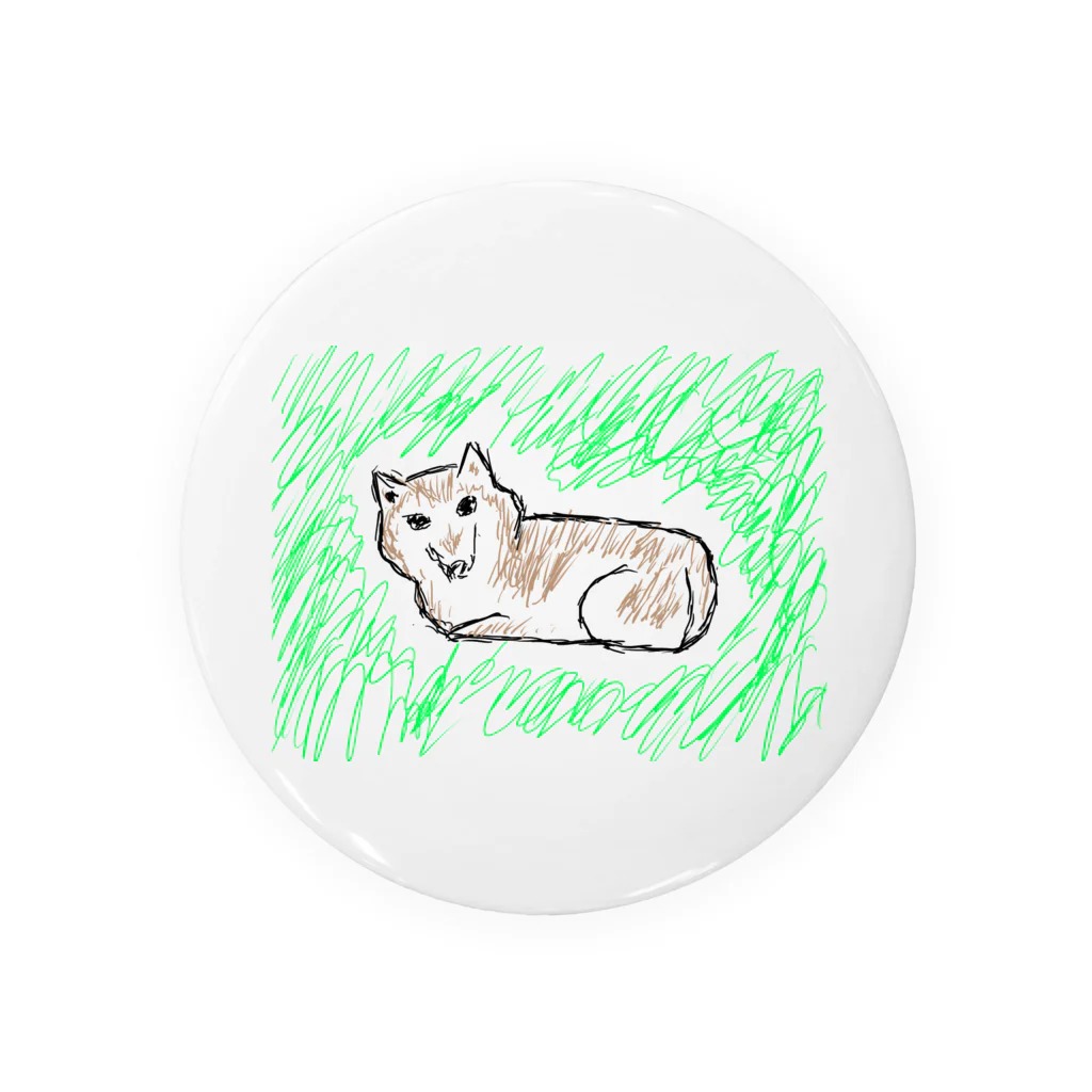 shibadogの柴犬戦士Shiba Tin Badge