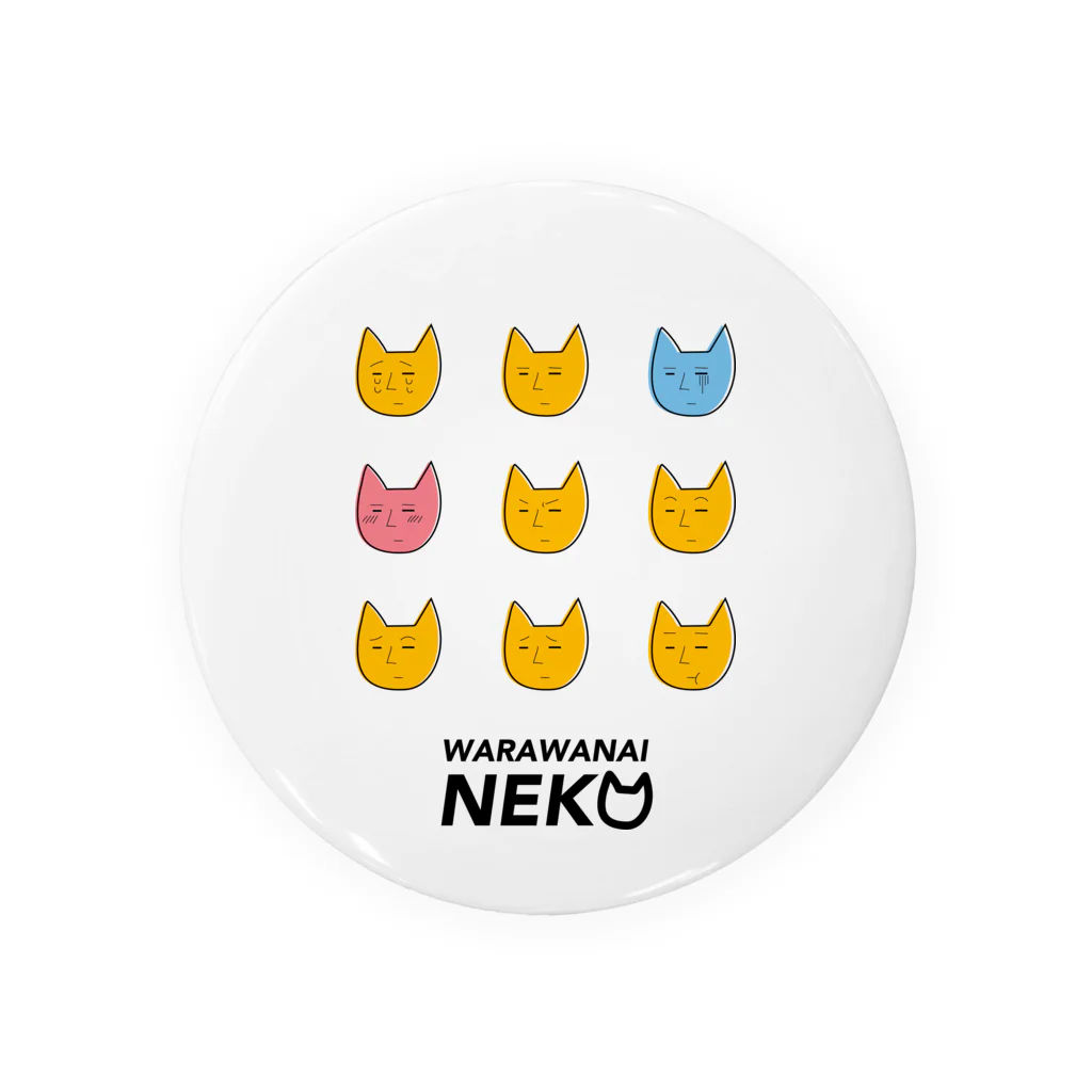 MIXERのWARAWANAI NEKO Tin Badge