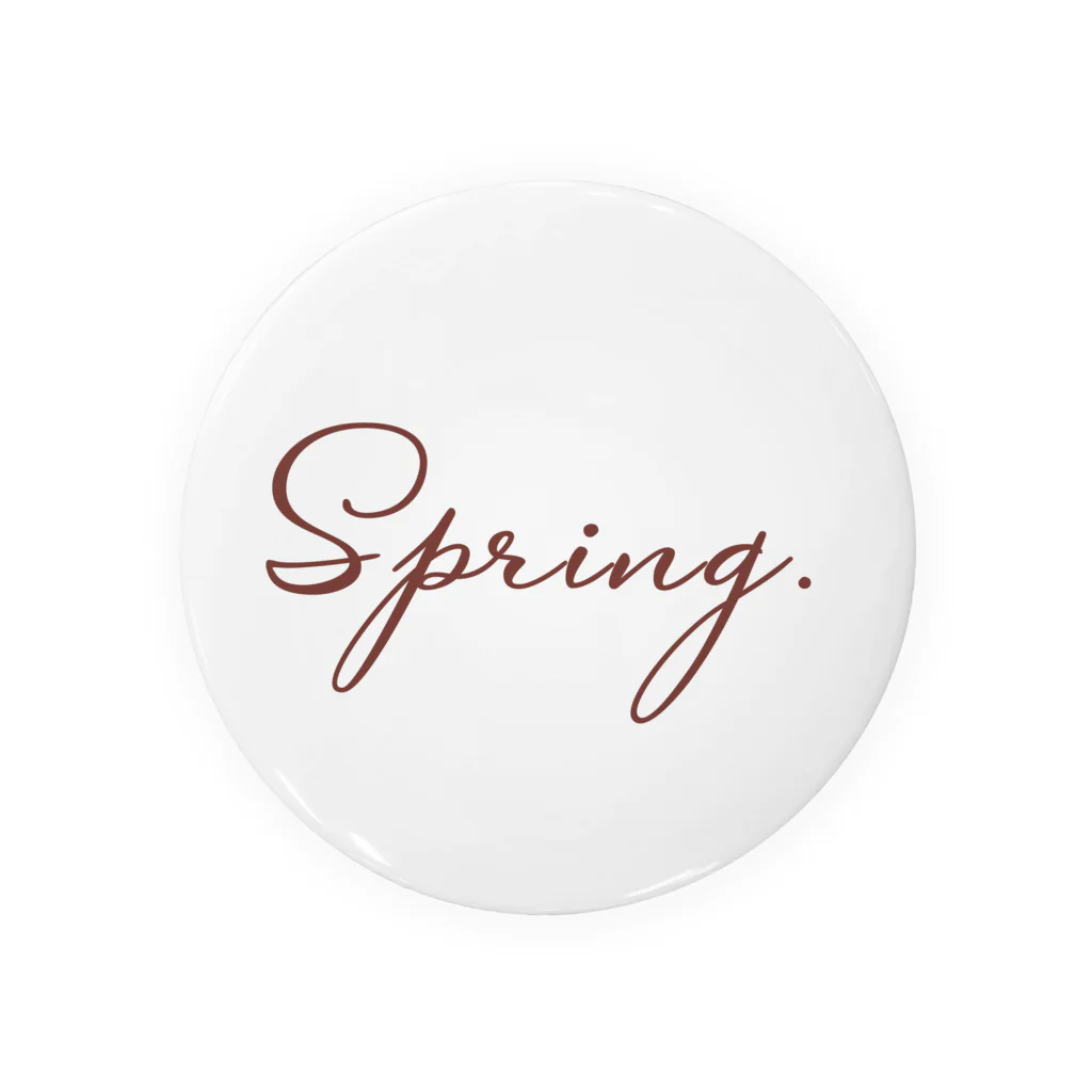 spring.のSpring. Tin Badge