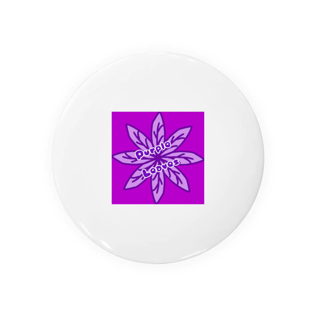 HAKOCHINのPurple Leaves Tin Badge