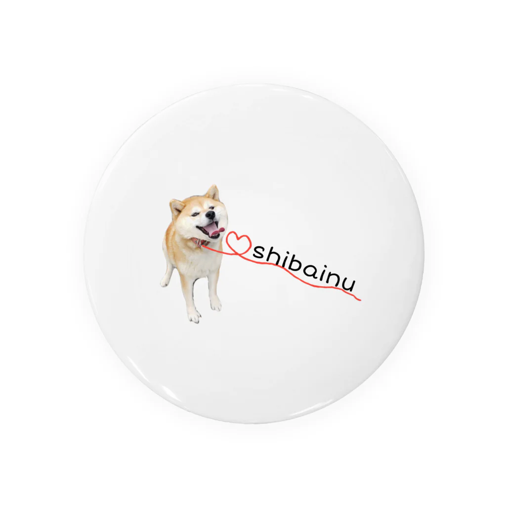 ゆりえ精神統一ちゅうの柴犬　ハナ Tin Badge