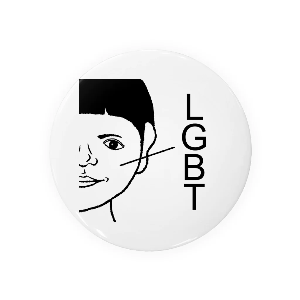 ツンデレボーイズのLGBT Tin Badge
