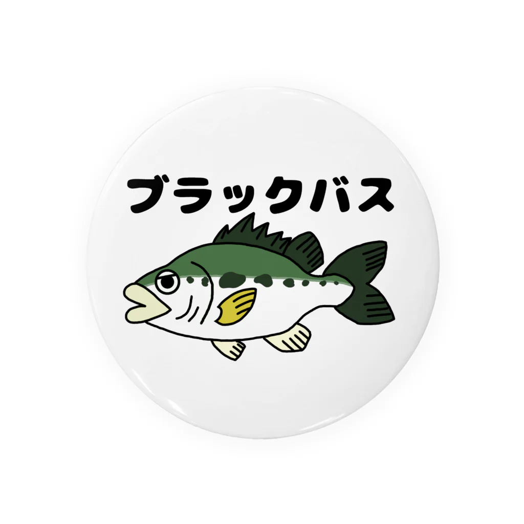 ねこねこうおのブラックバス兄貴 Tin Badge