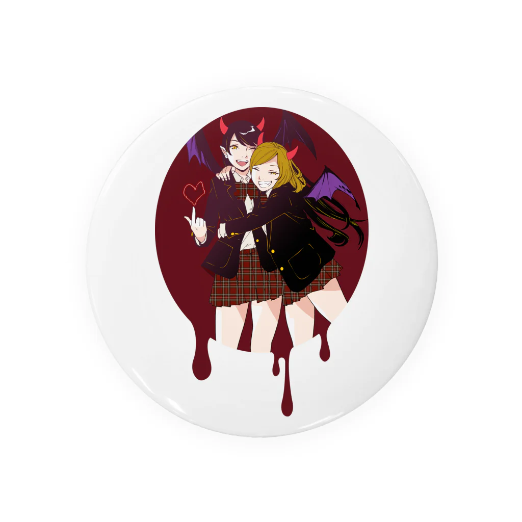 岸虎次郎　オトメの帝国18巻発売中のオトメの帝国ハロウィンスペシャル／美好綾乃 Tin Badge