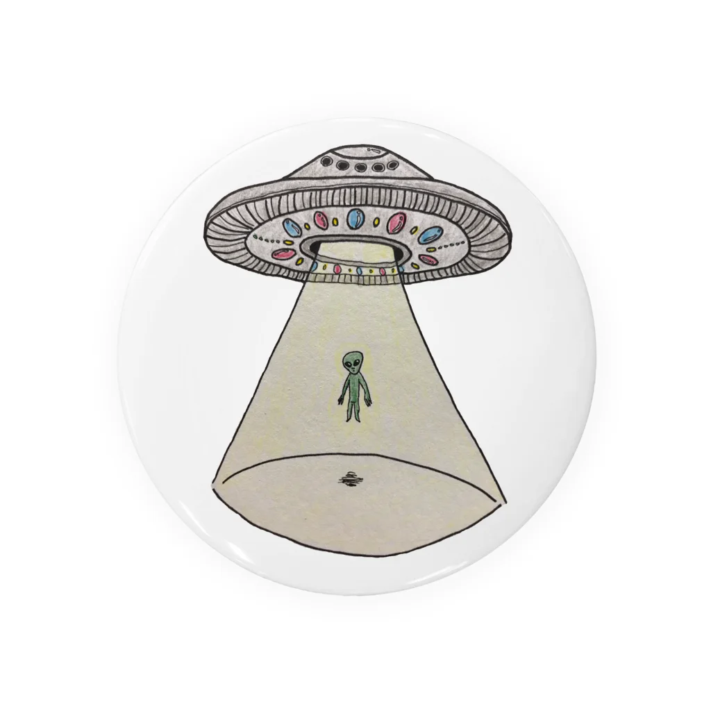 サユリアリティネオ🛸のUFOから宇宙人 缶バッジ