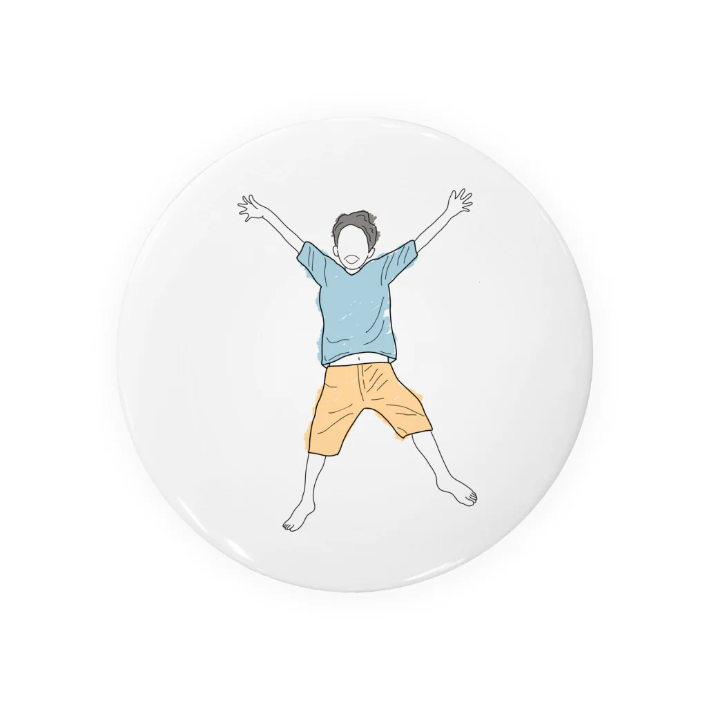 hal's humansのboy 01 Tin Badge