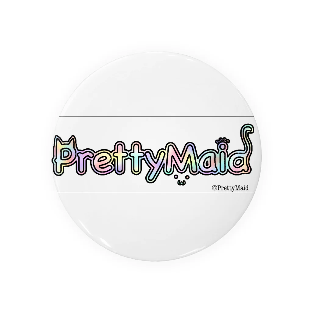 PrettyMaidの当店公式ロゴアイテム 缶バッジ