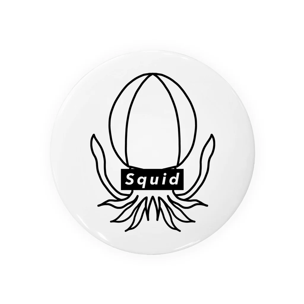 narookのSquid  Tin Badge